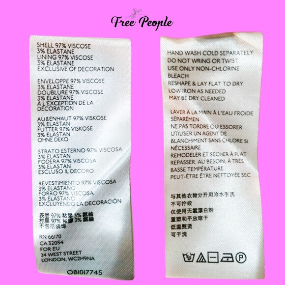 Free People NEW BOHEME Floral Lattice Trim Back Tie Dress 6 - Picture 11 of 12